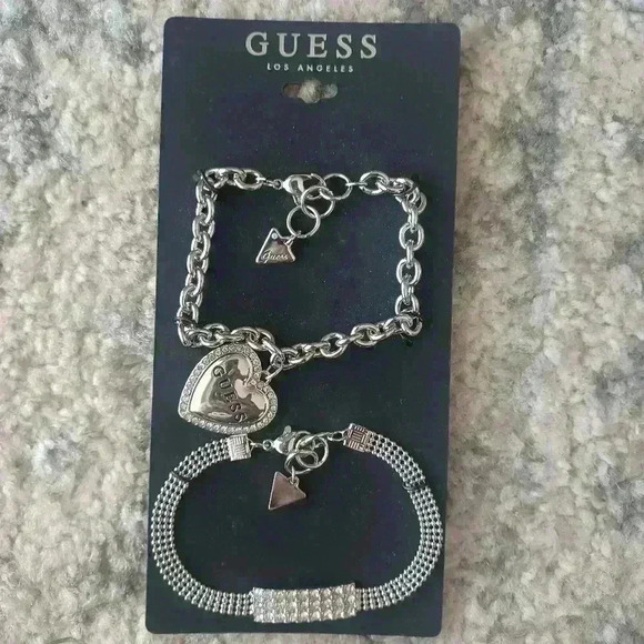 Guess Silver Bracelet Set - Picture 2 of 7